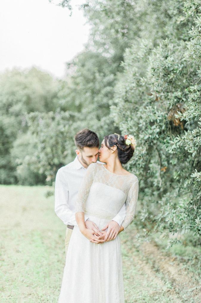 organical slow autumn elopement