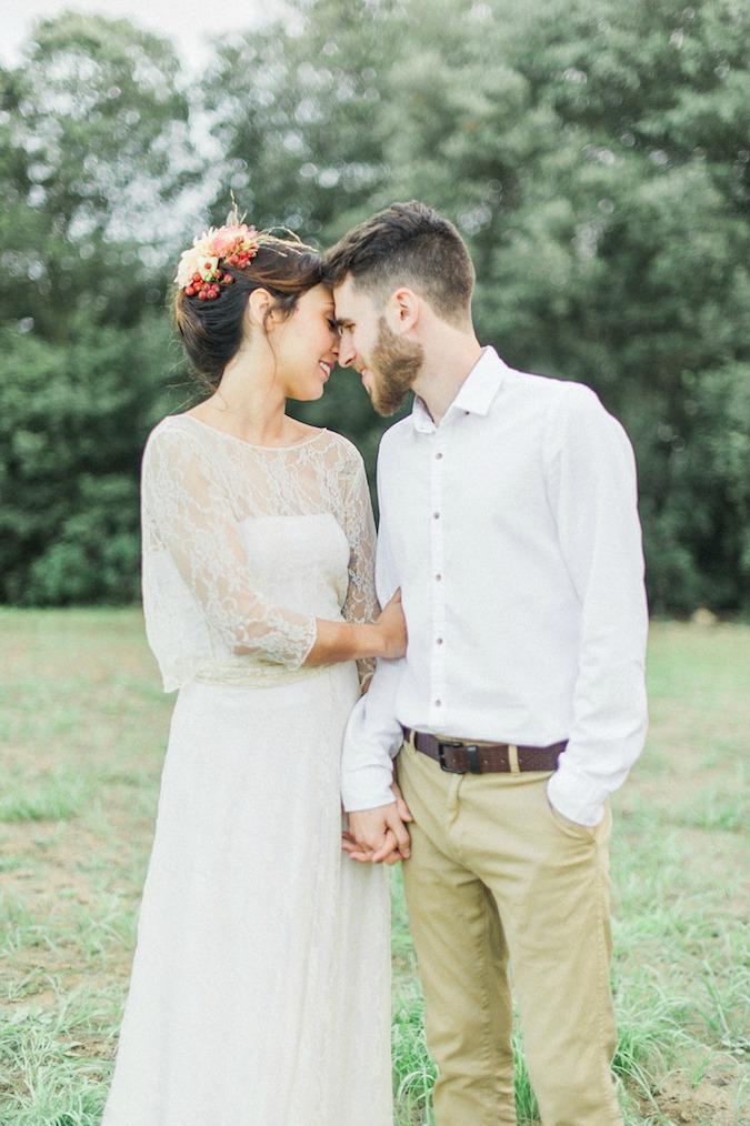 organical slow autumn elopement