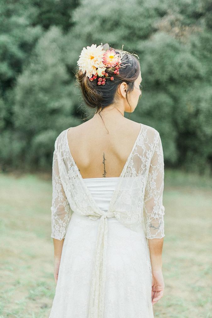 organical slow autumn elopement