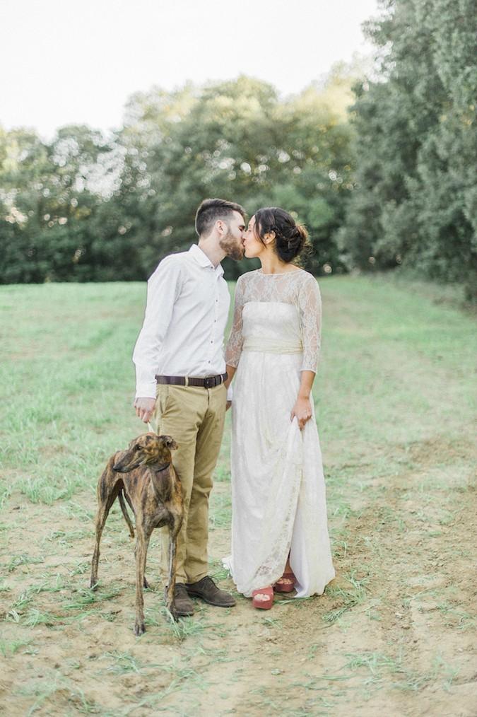 organical slow autumn elopement
