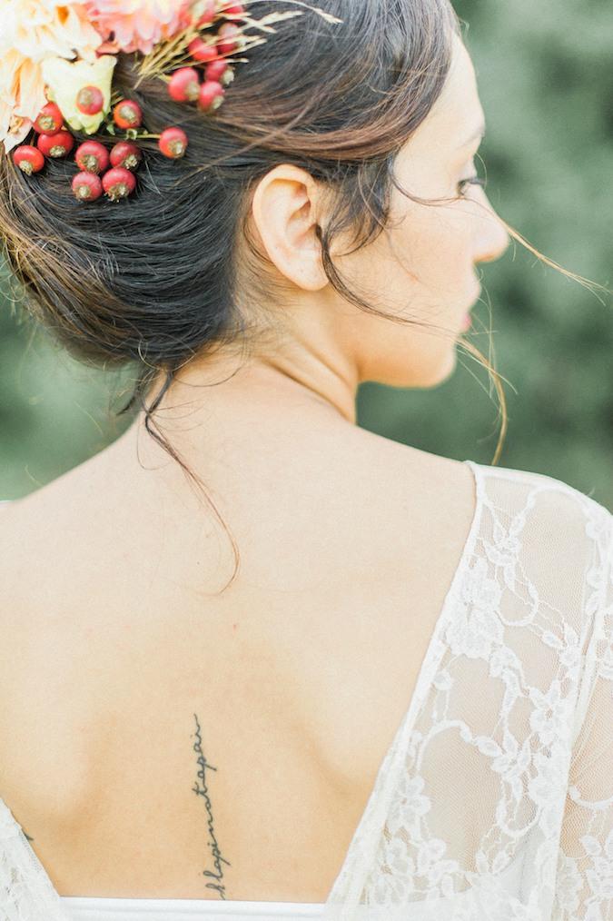 organical slow autumn elopement