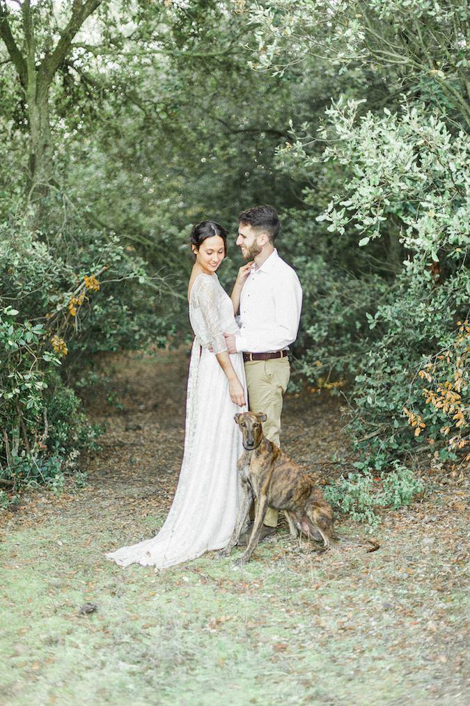 organical slow autumn elopement