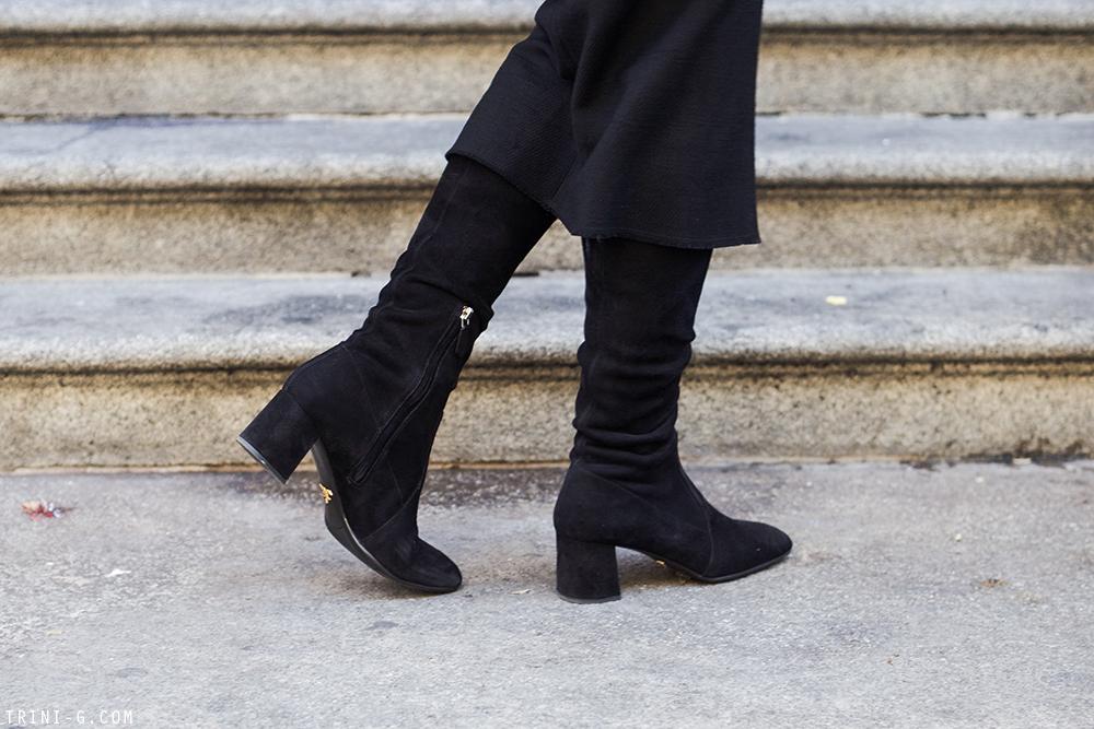 Trini | Isabel Marant skirt Prada boots