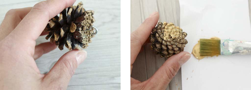 dos pasos para hacer adornos de navidad caseros