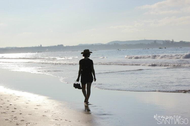 haciendo el camino de santiago a pie