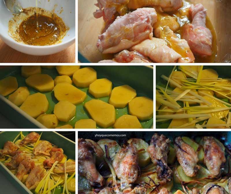 alitas de pollo picantes al horno receta