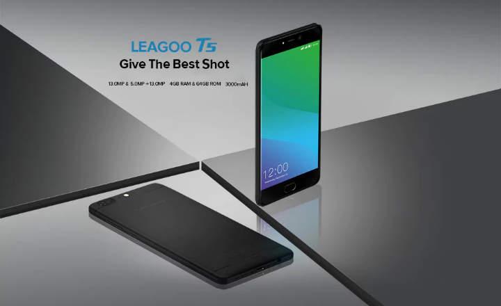 Leagoo T5 analisis review reseña del nuevo movil de Leagoo con MTK6750T 4GB de RAM 64GB espacio ampliable hasta 256GB cámara doble trasera de 13.0MP y camara frontal de 13.0MP batería de 3000mAh especificaciones detalles tecnicos precio y opinión