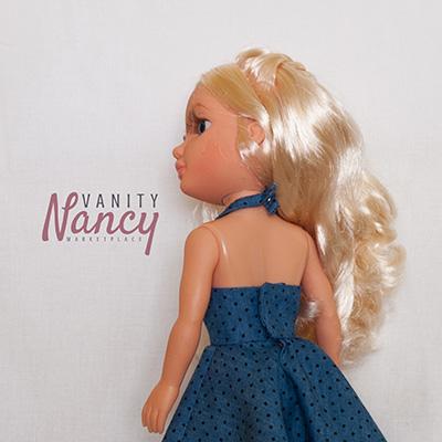 Tutorial con patrón de vestido para Nancy