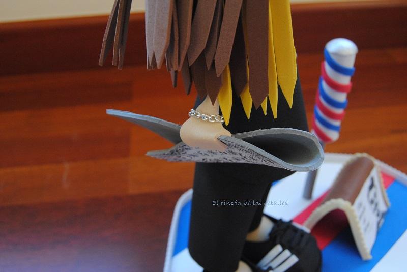 Fofucha barbera personalizada