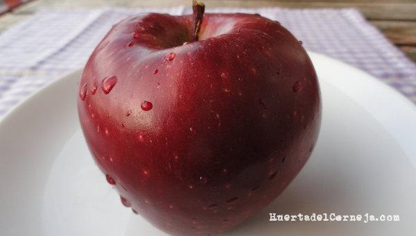 Manzana lista para comer