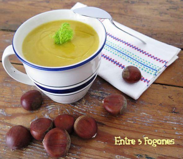 crema de calabaza con manzana