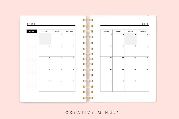 comprar agenda 2018 para editar
