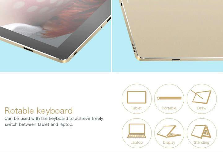 Teclast Tbook 10 S tablet 2 en 1 con dual boot Android 5.1 y Windows 10 procesador intel Cherry Trail 4GB de RAM y 64GB de almacenamiento especificaciones precio y opinión