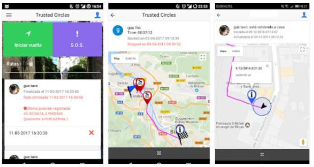 aplicaciones de ayuda o para pedir auxilio en situaciones de peligro desde el móvil