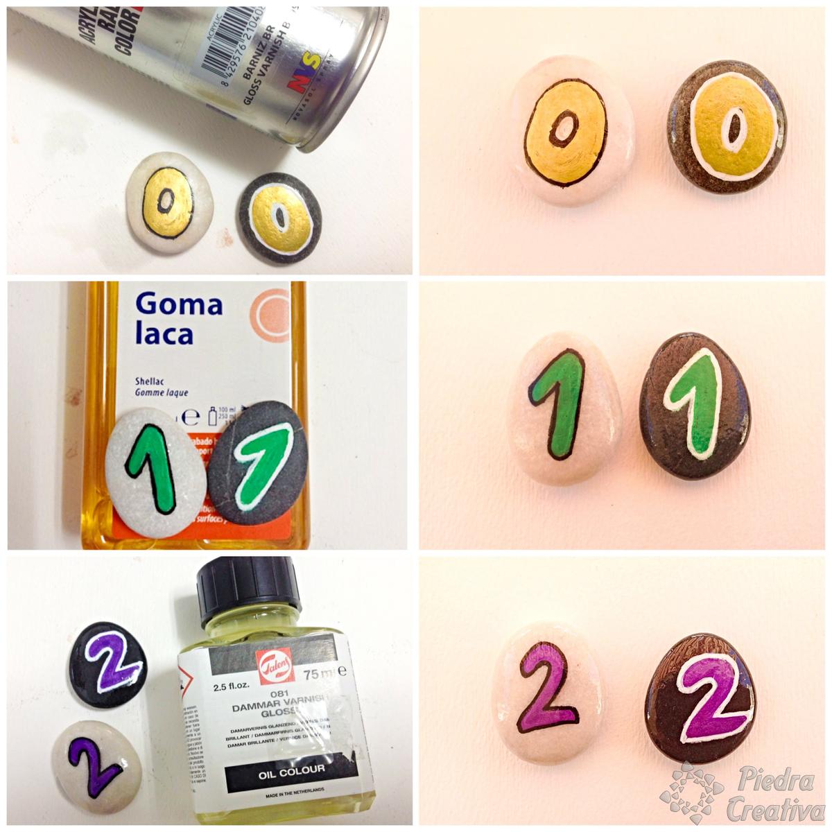 Que barniz usar para piedras pintadas o decoradas