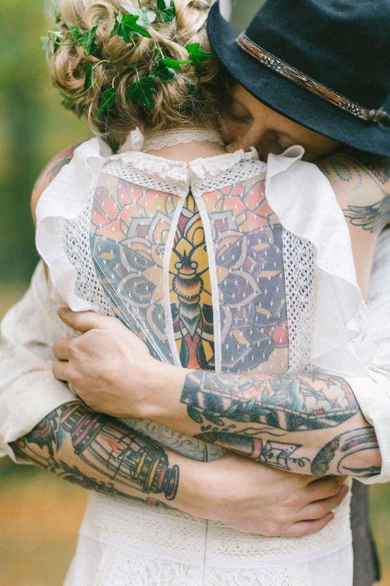 Novias con tatuajes