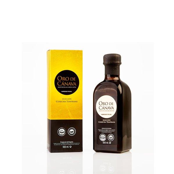 Foto: aceite de oliva de Jaén - Oro de Cánava - virgen extra vidrio 500 ml