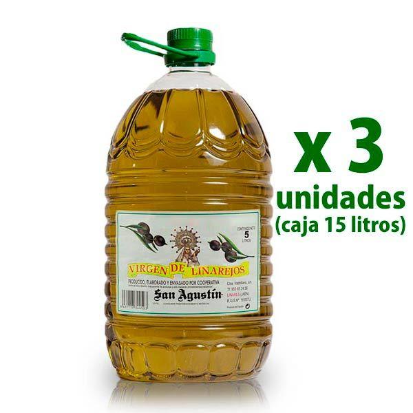 foto aceite de oliva de Linares -garrafa de 5 litros de linarejos (3 uds)
