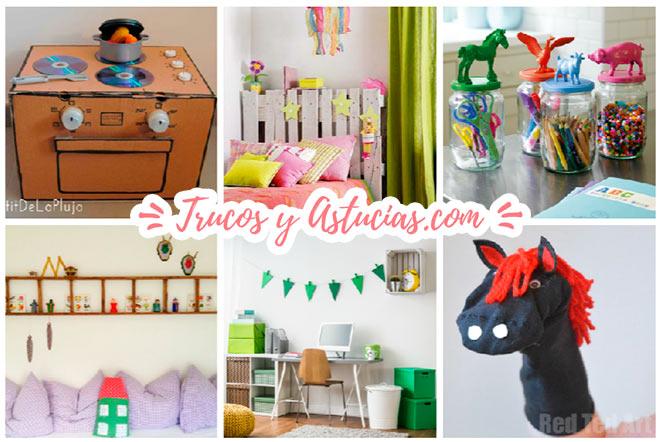 cómo decorar una habitación para niños y niñas con manualidades y diy