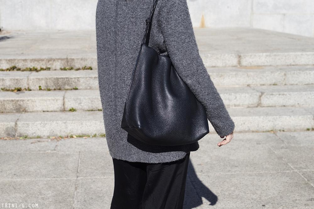 Trini | The Row sweater Theyskens Theory pants
