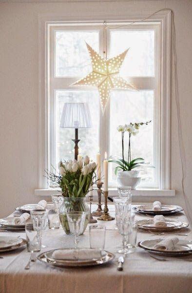 Decoración navideña con inspiración nórdica