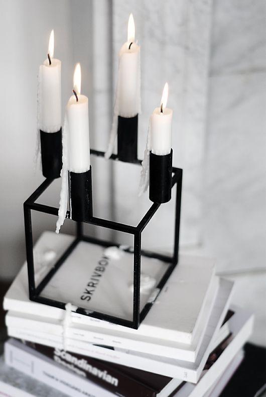 Decoración nórdica de inspiración navideña