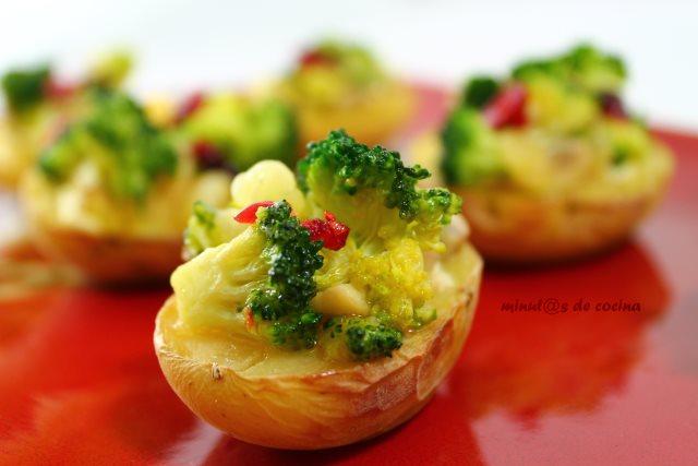 patatas navideñas rellenas