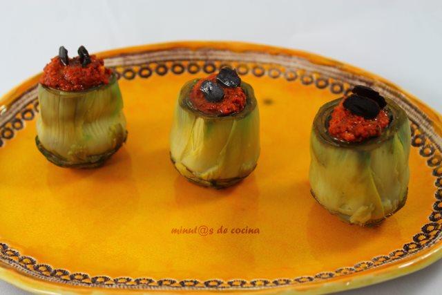 alcachofas rellenas