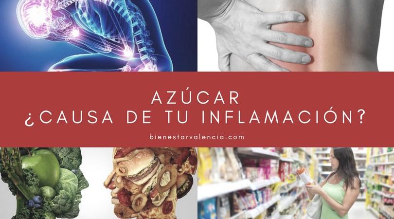 azúcar causa inflamación