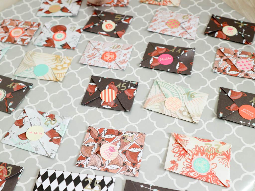 calendario de adviento sencillo