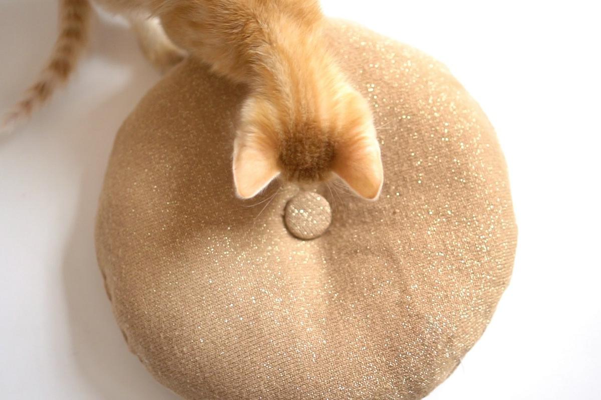 cojines DIY sencillos, visto en "I am a Mess Blog"