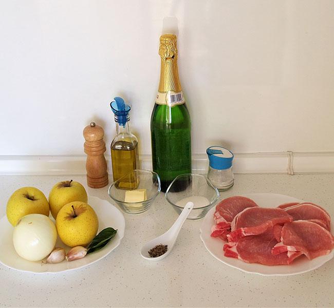 Lomo de cerdo en salsa de sidra