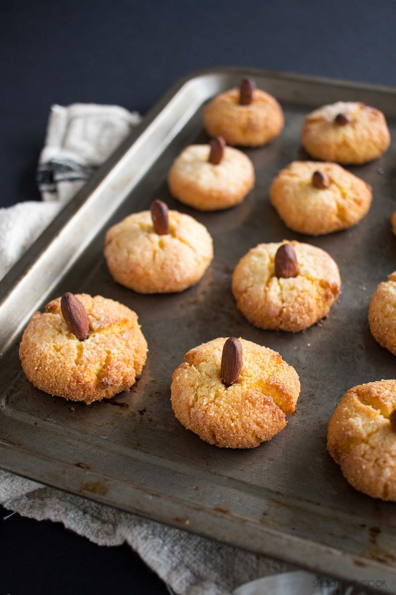 galletas de coco y semola