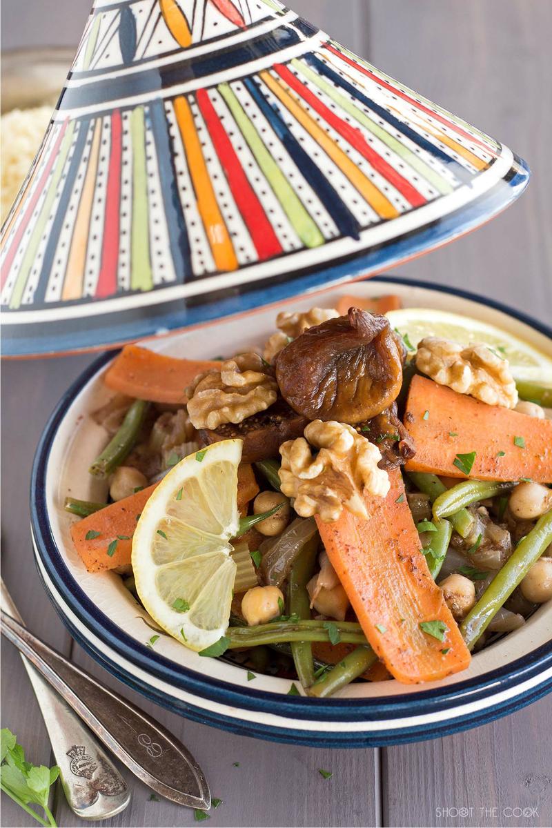 tajine de verduras marroqui