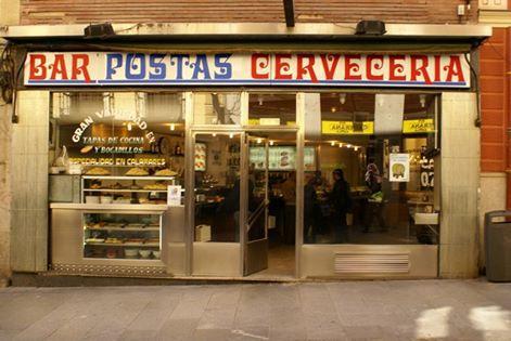 bar postas bocadillo de calamares