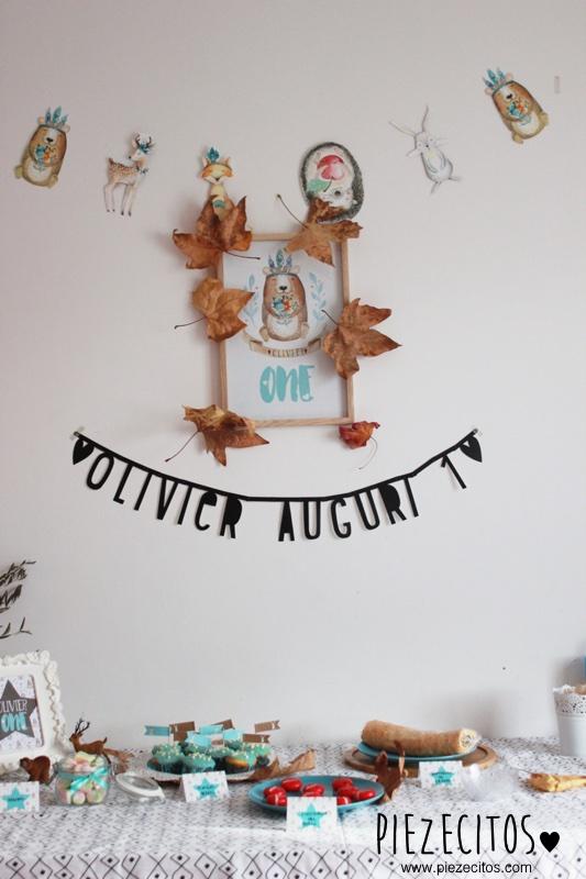 fiesta tematica animales del bosque