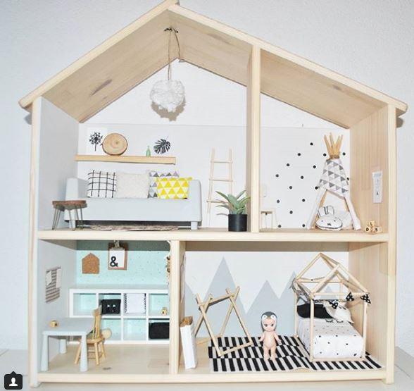 Casita de muñecas @sarimadri (Blanco y demadera) (14)