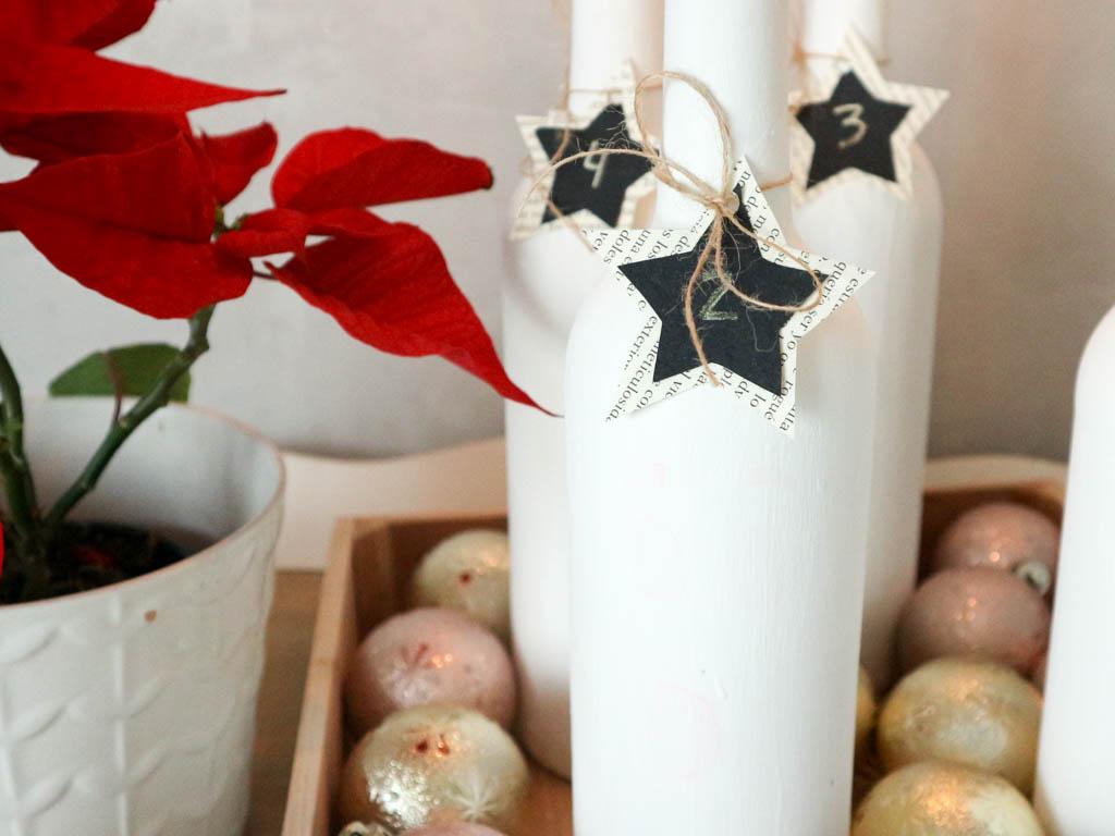 candelabro para navidad diy