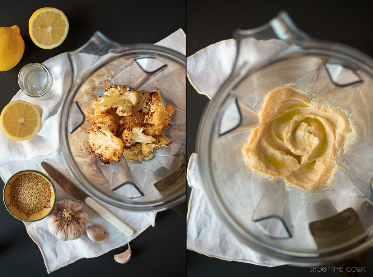 hummus de coliflor 