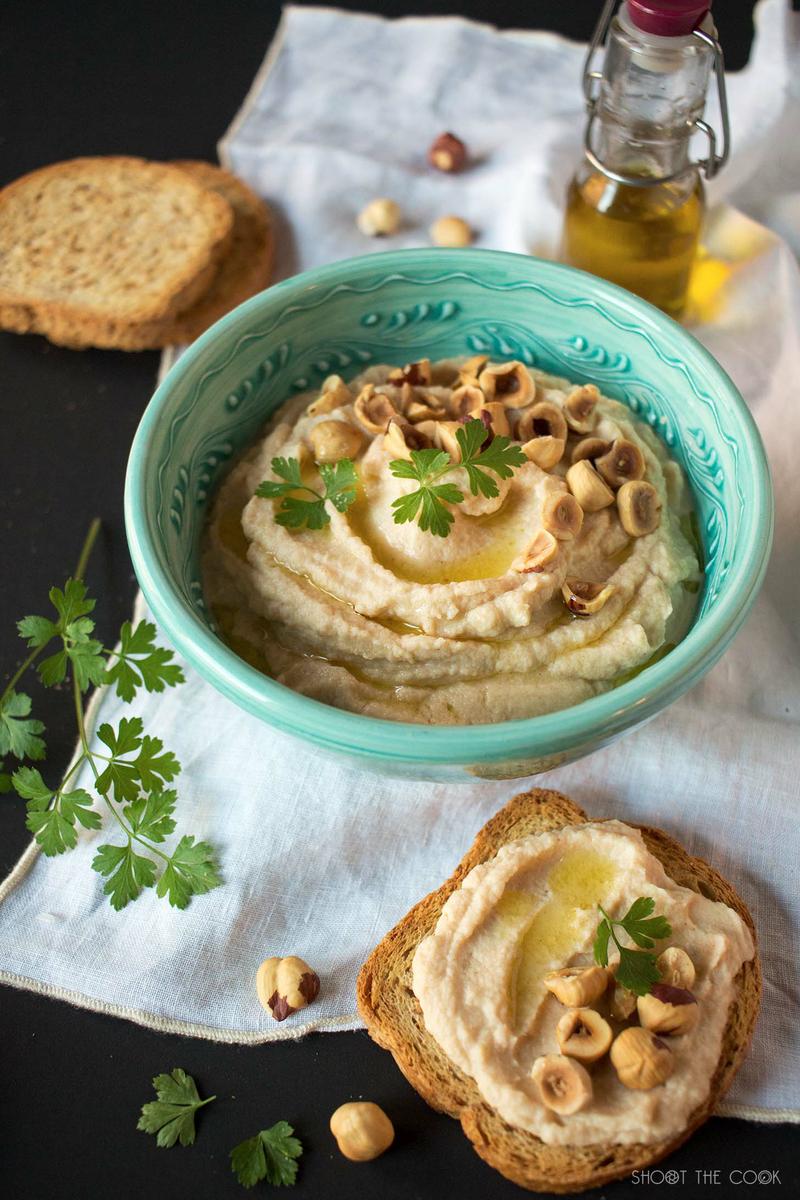 hummus de coliflor 