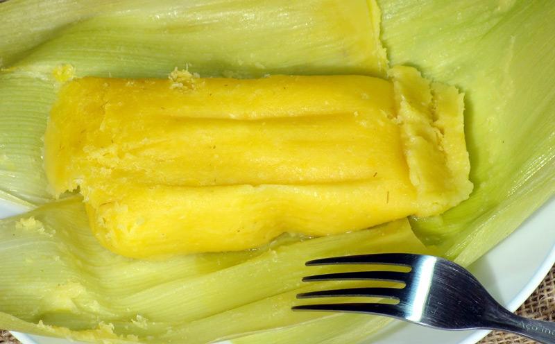 Pamoña dulce de maíz