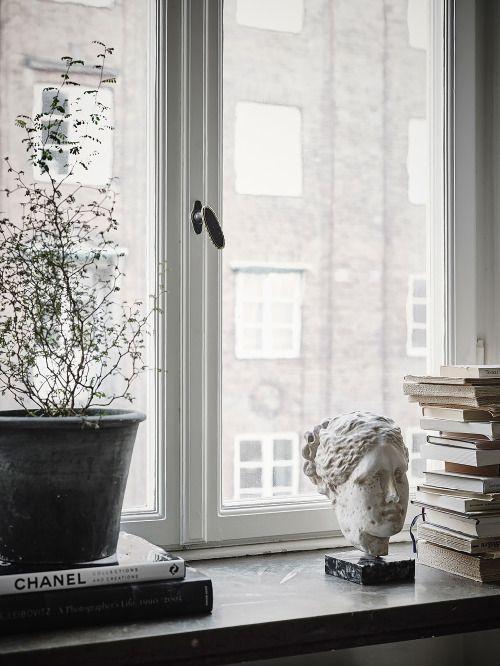 Busto cabeza decorativa
