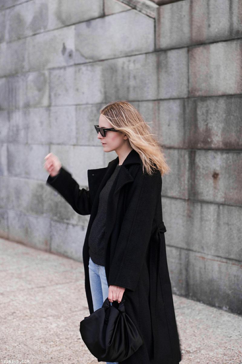 Trini | Max Mara coat Chanel flats