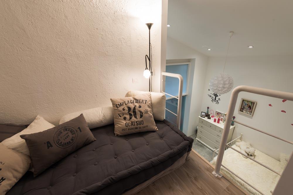 Loft en Barcelona con dormitorio infantil