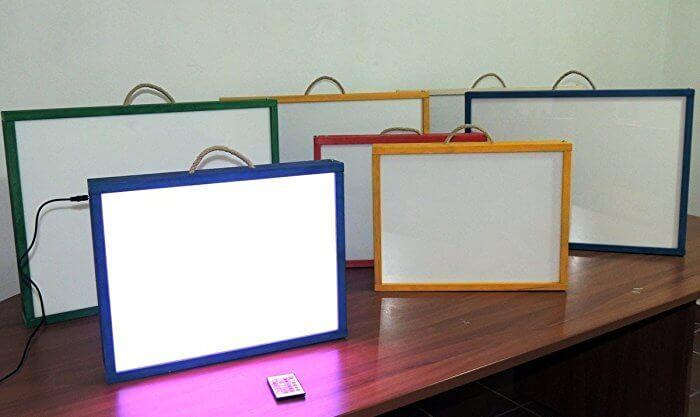 mesas de luz portatiles