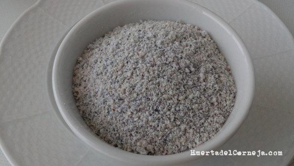 Harina integral de maíz morado