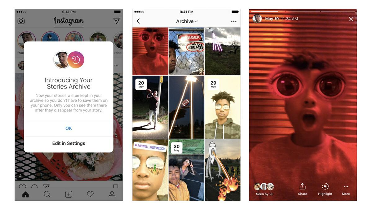 Podrás hacer un archivo de tus Historias de Instagram