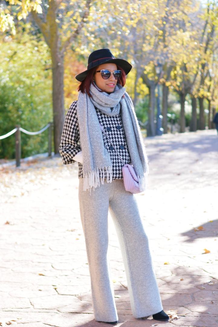 Look con pantalones de lana