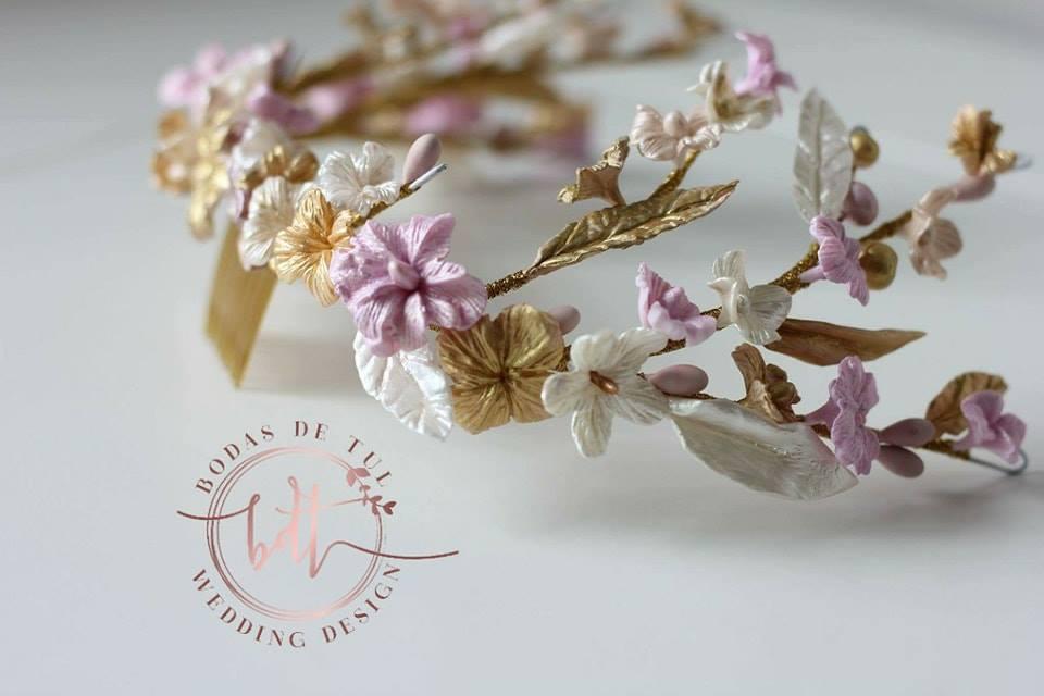 tocado de novia porcelana fría