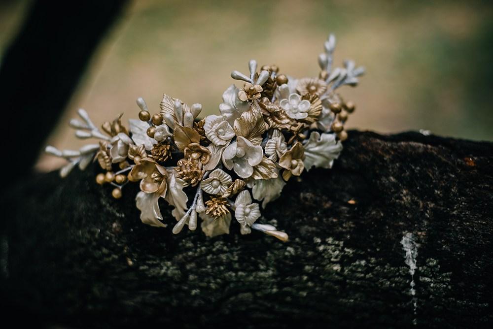 tocado novia porcelana fría